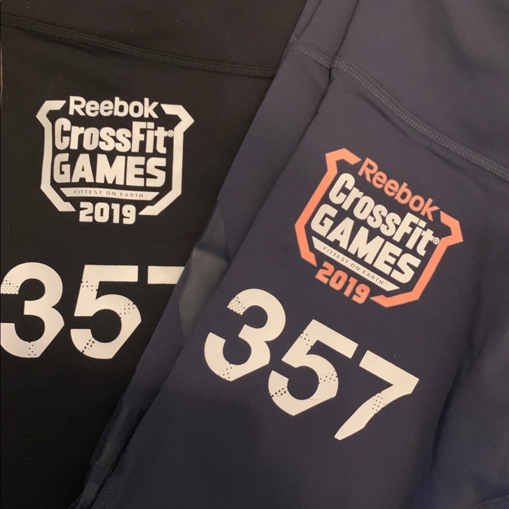 2 pair Reebok crop leggings